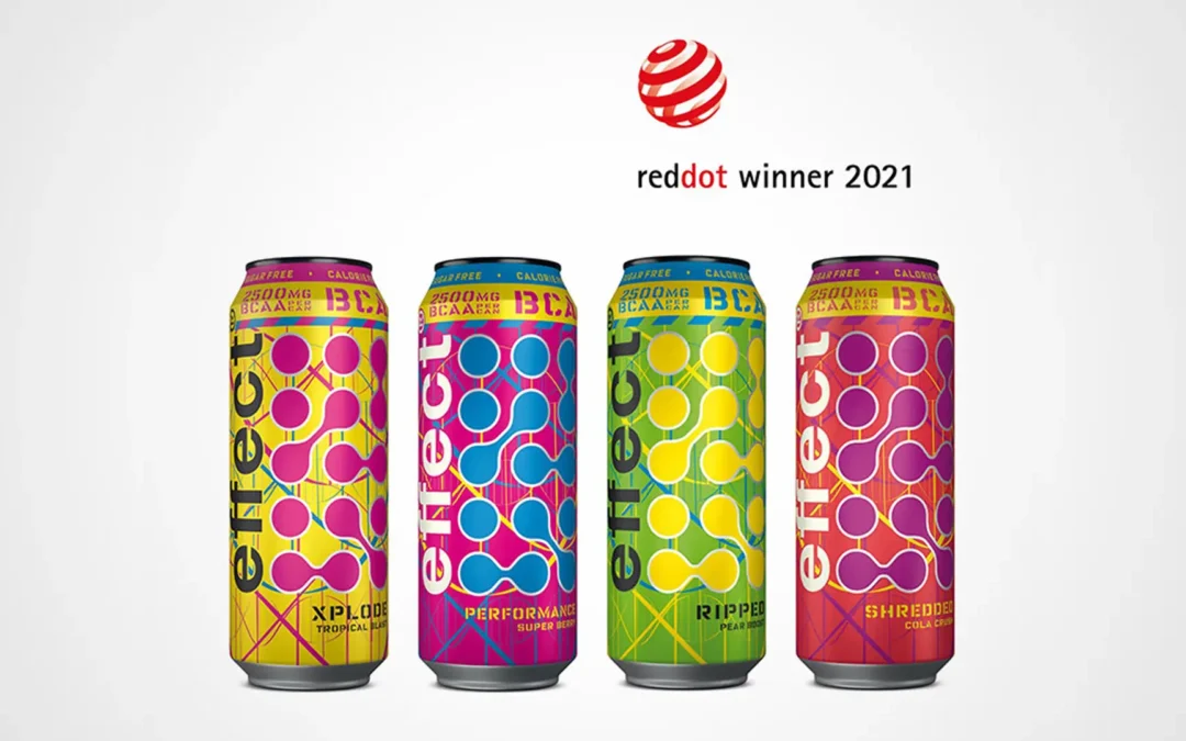 Red Dot Award geht an effect® BCAA Energy Range